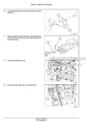 Photo 2 - New Holland Workmaster 35 40 Service Manual Compact Tractor 47446617