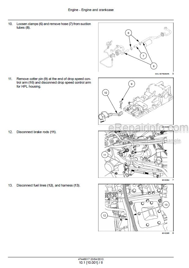 Photo 1 - New Holland Workmaster 35 40 Service Manual Compact Tractor 47446617
