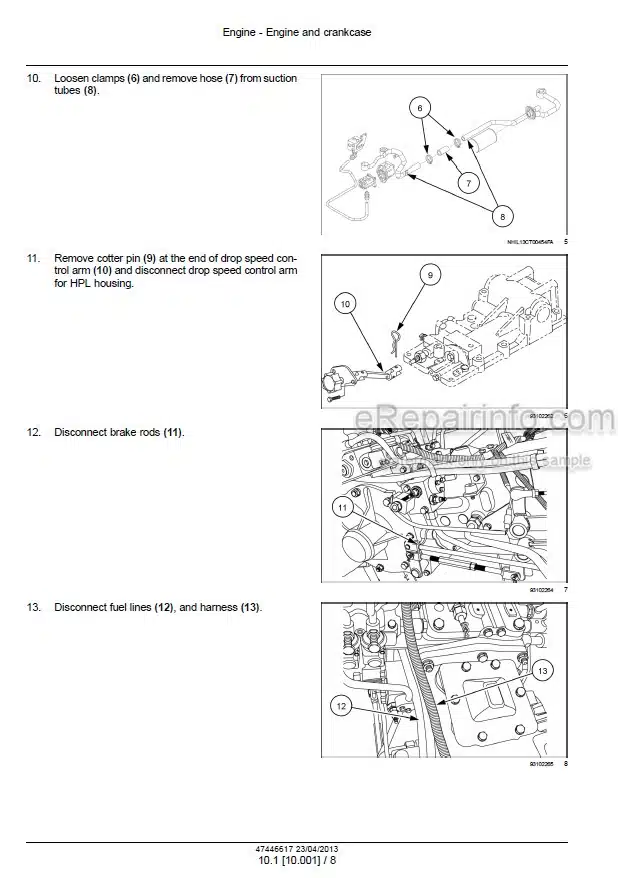 Photo 1 - New Holland Workmaster 35 40 Service Manual Compact Tractor 47446617