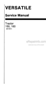 Photo 5 - Versatile 150 160 Service Manual Tractor 40015011