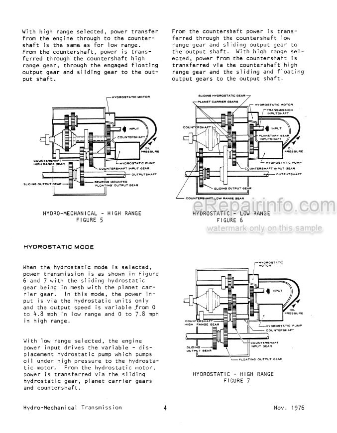 Photo 1 - Versatile 300 Service Manual Hydro-Mechanical Transmission Tractor 40891000