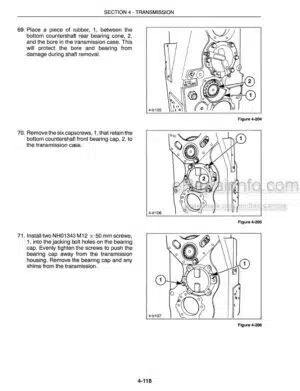 Photo 7 - Versatile 1156 Service Manual Tractor 40115610