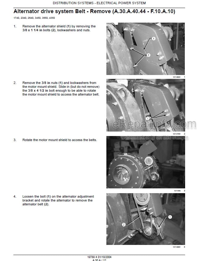 Photo 1 - Flexi Coil 1740 2340 2640 3450 3850 4350 Service Manual Air Cart GI-090V1