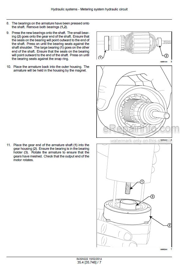 Photo 1 - Flexi Coil 1740 2340 2850 3350 3850 4350 Service Manual Air Cart 84329222