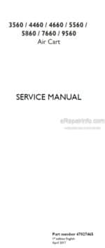 Photo 5 - Flexi Coil 3560 4460 4660 5560 5860 7660 9560 Service Manual Air Cart 47827465