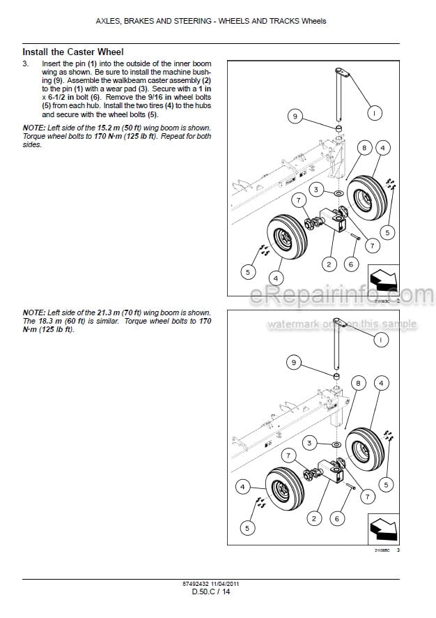 Photo 1 - Flexi Coil PD5700 Service Manual Precision Air Hoe Drill 87492432