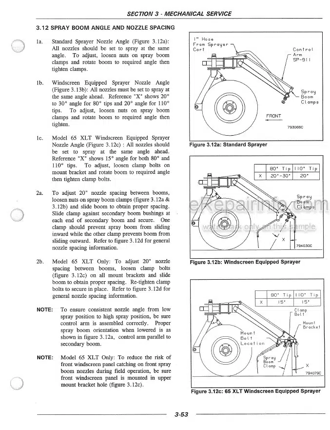 Photo 1 - Flexi Coil S65 S65XL S65XLT S55 Service Manual Field Sprayer SQ-093.01