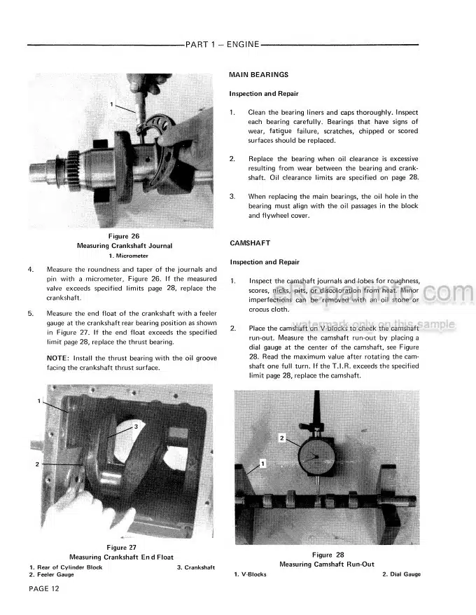 Photo 1 - Ford 1000 1600 Service Manual Tractor 40100020