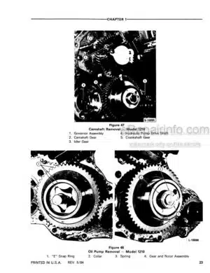 Photo 8 - Ford 755 755A 755B Service Manual And Supplement Tractor Loader Backhoe 40075510