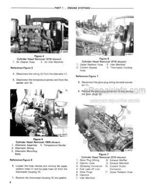 Photo 6 - Ford 1910 2110 Service Manual And Supplement Tractor 40191020