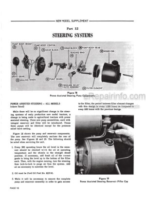 Photo 9 - Ford 2000 3000 4000 5000 7000 3400 3500 3550 4400 4500 5500 5550 Service Manual Tractor 40340070