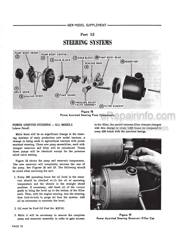 Photo 1 - Ford 2000 3000 4000 5000 7000 3400 3500 3550 4400 4500 5500 5550 Service Manual Tractor 40340070