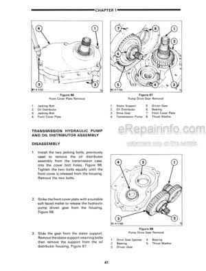 Photo 9 - Ford 345C 445C 545C Repair Manual Tractor Loader 40034530