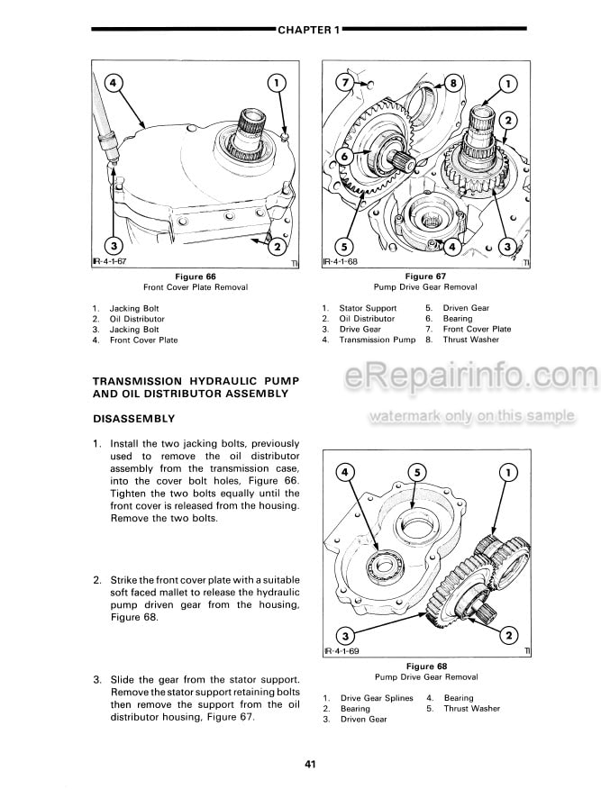 Photo 1 - Ford 345C 445C 545C Repair Manual Tractor Loader 40034530
