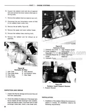 Photo 8 - Ford 550 555 Service Manual Tractor Loader Backhoe 40055020