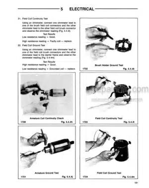 Photo 6 - Ford LT10 LT12 Operators Manual Lawn Tractor 42001221