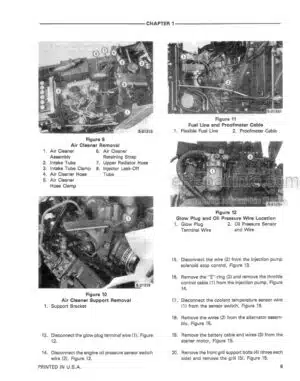 Photo 1 - Ford LGT14D Repair Manual Diesel Lawn And Garden Tractor 40001411