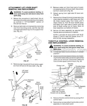 Photo 7 - Ford LGT14D Repair Manual Diesel Lawn And Garden Tractor 40001411