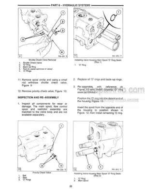 Photo 8 - Ford YT12.5 YT14 YT16 YT16H YT18 Service Manual Yard Tractor 40215110