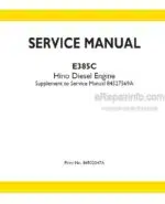 Photo 4 - New Holland E215BJ Shop Manual Hydraulic Excavator 84163741