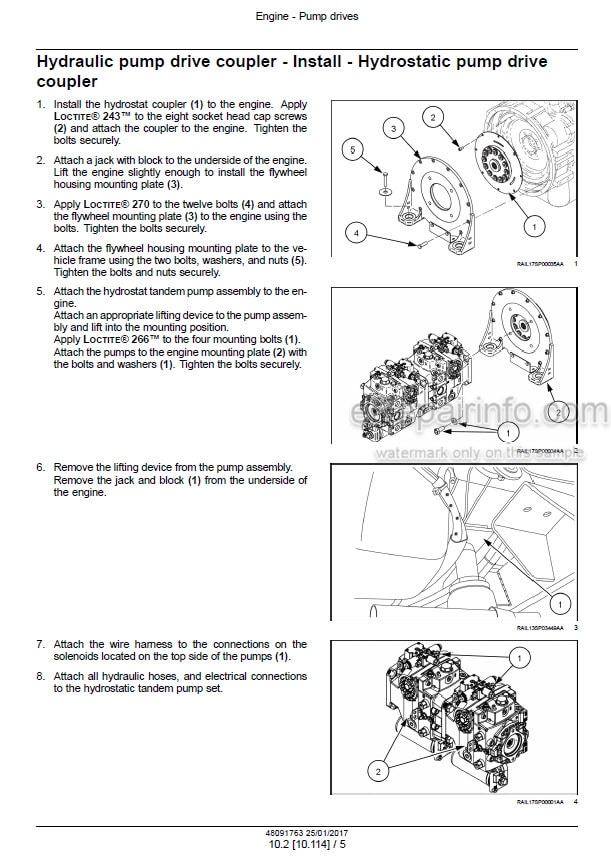 Photo 1 - Miller 6333 6365 Nitro Tier 3 Service Manual Sprayer 48091763