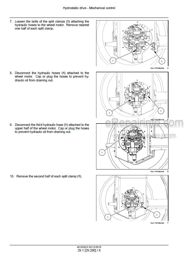 Photo 1 - Miller 7310 Nitro Tier 4B Final Service Manual Sprayer 48193223