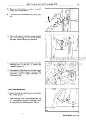 Photo 7 - New Holland 2450 2550 Repair Manual Windrower 86575157