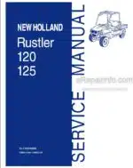 Photo 4 - New Holland 120 125 Rustler Service Manual Vehicle CLC103700628