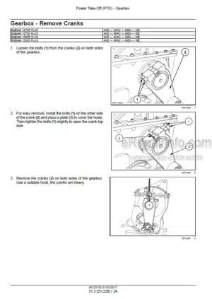 Photo 7 - New Holland FP230 FP240 Repair Manual Forage Harvester 86900642