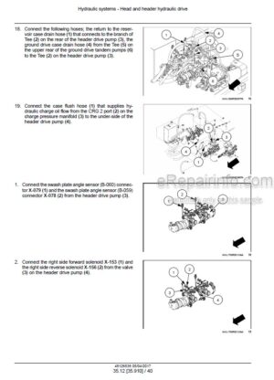 Photo 13 - New Holland 130 Speedrower Tier 3 Service Manual Self-Propelled Windrower 48126536