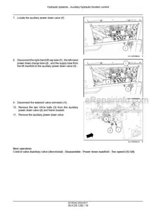 Photo 10 - New Holland 160 Speedrower Tier 4B Final Service Manual Self-Propelled Windrower 48126542