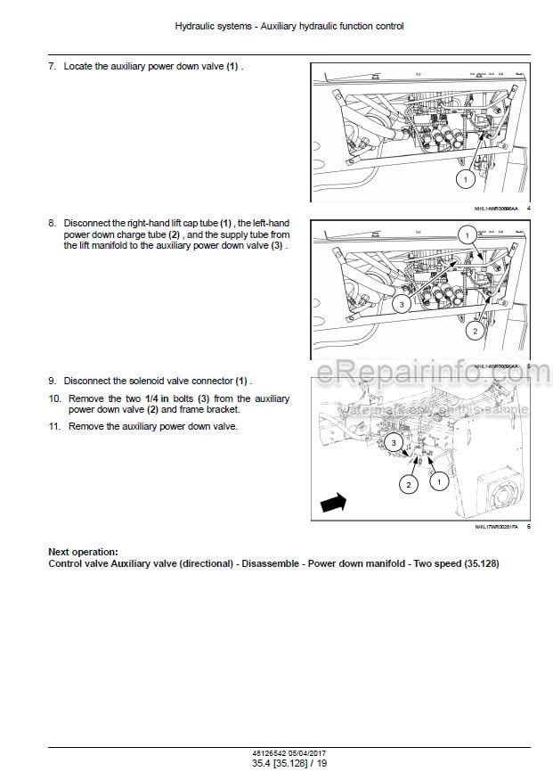 Photo 1 - New Holland 160 Speedrower Tier 4B Final Service Manual Self-Propelled Windrower 48126542
