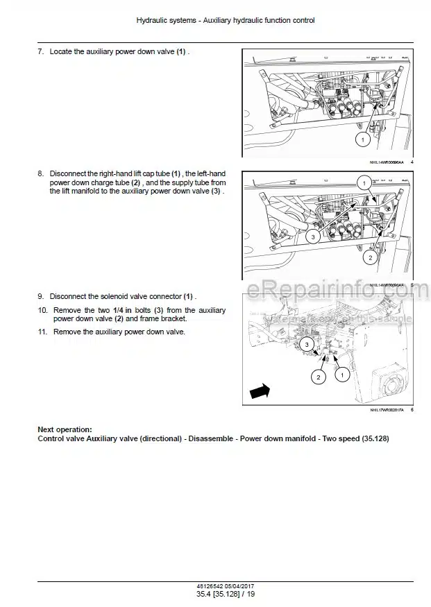 Photo 1 - New Holland 160 Speedrower Tier 4B Final Service Manual Self-Propelled Windrower 48126542