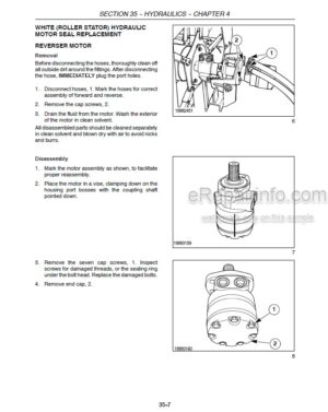 Photo 7 - New Holland 5640SL 6640SL 7740SL 7840SL 8240SL 8340SL 5640SLE 6640SLE 7740SLE 7840SLE 8240SLE 8340SLE Range Operators Manual Tractor