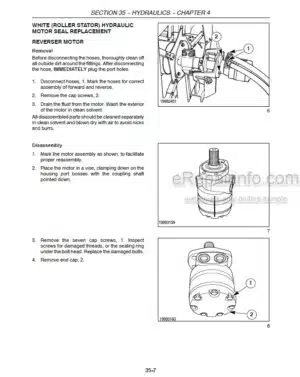 Photo 3 - New Holland 18HB 21HB 25HB 30HB 36HB Service Manual Draper Header 84157369