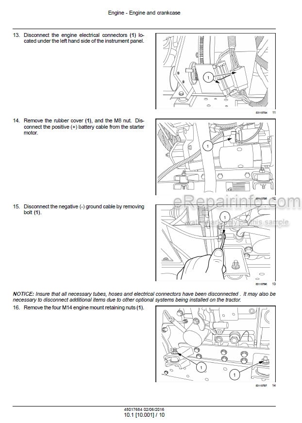 Photo 1 - New Holland 20 25 Boomer Service Manual Compact Tractor 48017684