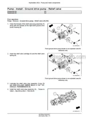 Photo 7 - New Holland 3037 3230 Operators Manual Tractor 48134666