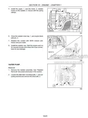 Photo 8 - New Holland W110D Tier 2 Service Manual Wheel Loader 48083743