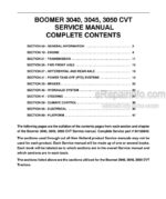 Photo 4 - New Holland 3040 3045 3050 CVT Boomer Service Manual Tractor 84126849