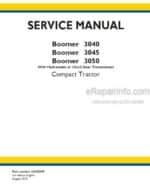 Photo 4 - New Holland 3040 3045 3050 Boomer Service Manual Tractor 84242309