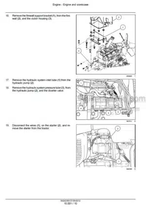 Photo 10 - New Holland 3040 3045 3050 Boomer Service Manual Tractor 84242309