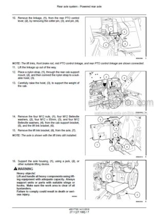 Photo 10 - New Holland 3040 CVT 3045 CVT 3050 CVT Boomer Service Manual Tractor 48017760