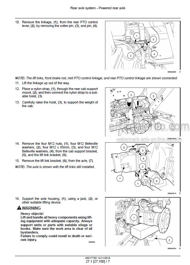 Photo 1 - New Holland 3040 CVT 3045 CVT 3050 CVT Boomer Service Manual Tractor 48017760