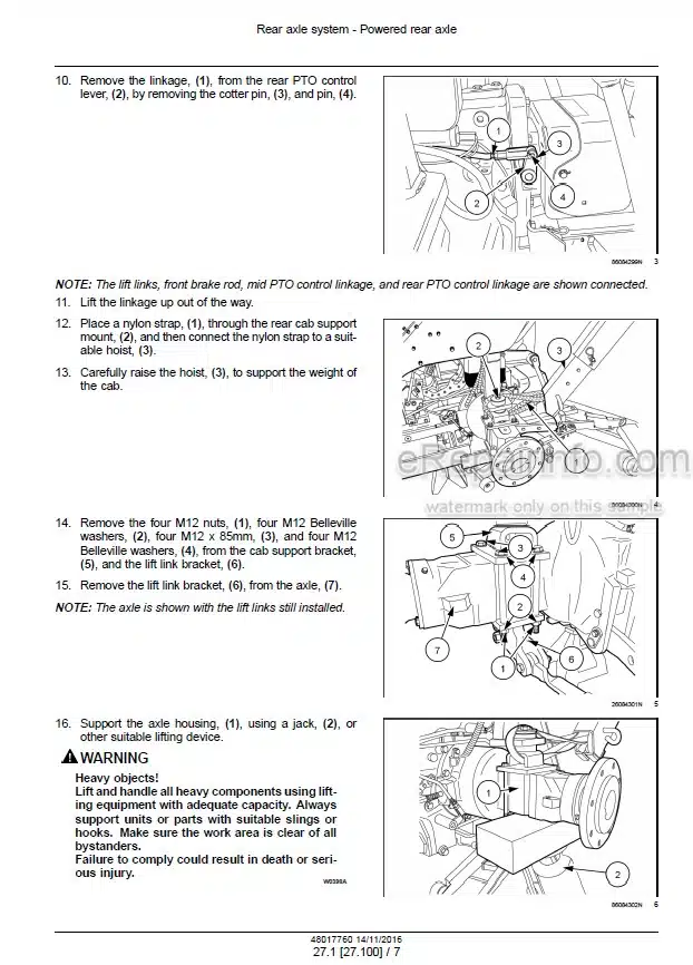 Photo 1 - New Holland 3040 CVT 3045 CVT 3050 CVT Boomer Service Manual Tractor 48017760