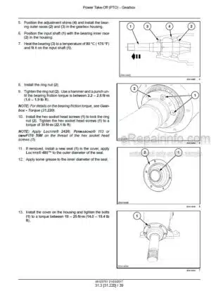 Photo 11 - New Holland 340 BigBaler Plus Service Manual Square Baler 48123751