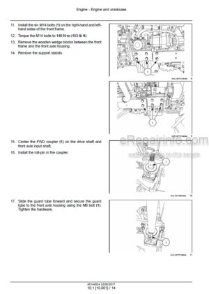 Photo 7 - New Holland 6010 6510 7510 Operators Manual Tractor 48134654