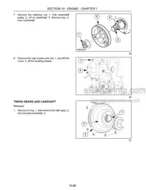 Photo 3 - New Holland 4055 4060 Boomer Service Manual Tractor 84242310