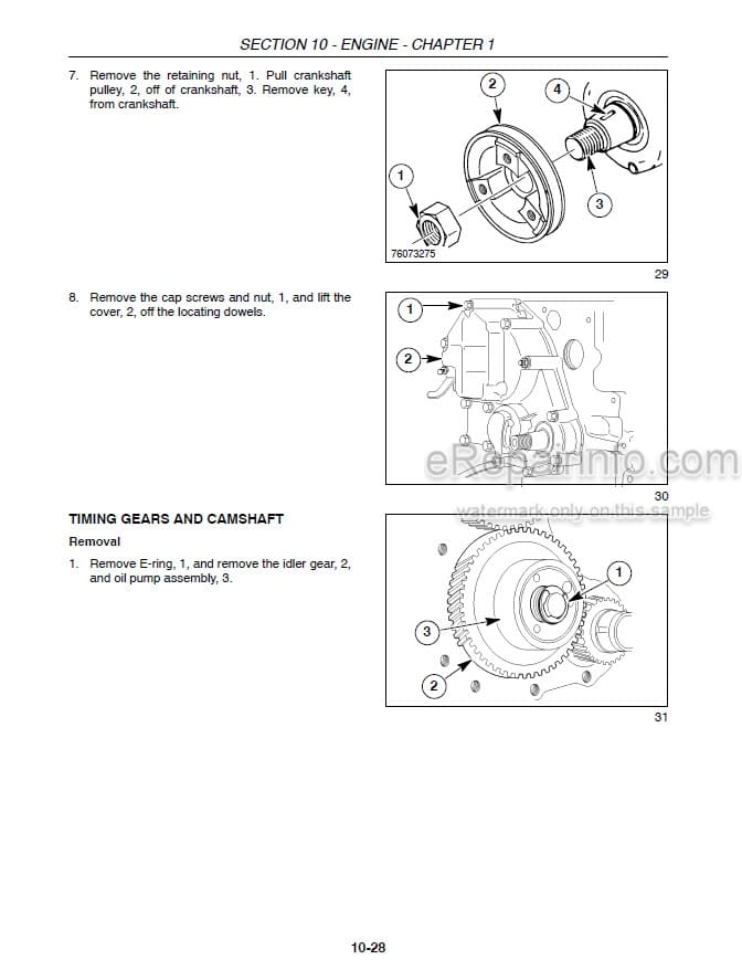 Photo 1 - New Holland 4055 4060 Boomer Service Manual Tractor 84242310