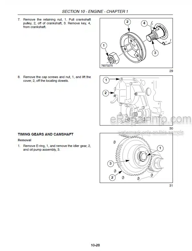 Photo 1 - New Holland 4055 4060 Boomer Service Manual Tractor 84242310