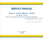 Photo 4 - New Holland 40 50 Boomer Cab Service Manual Compact Tractor 48017703